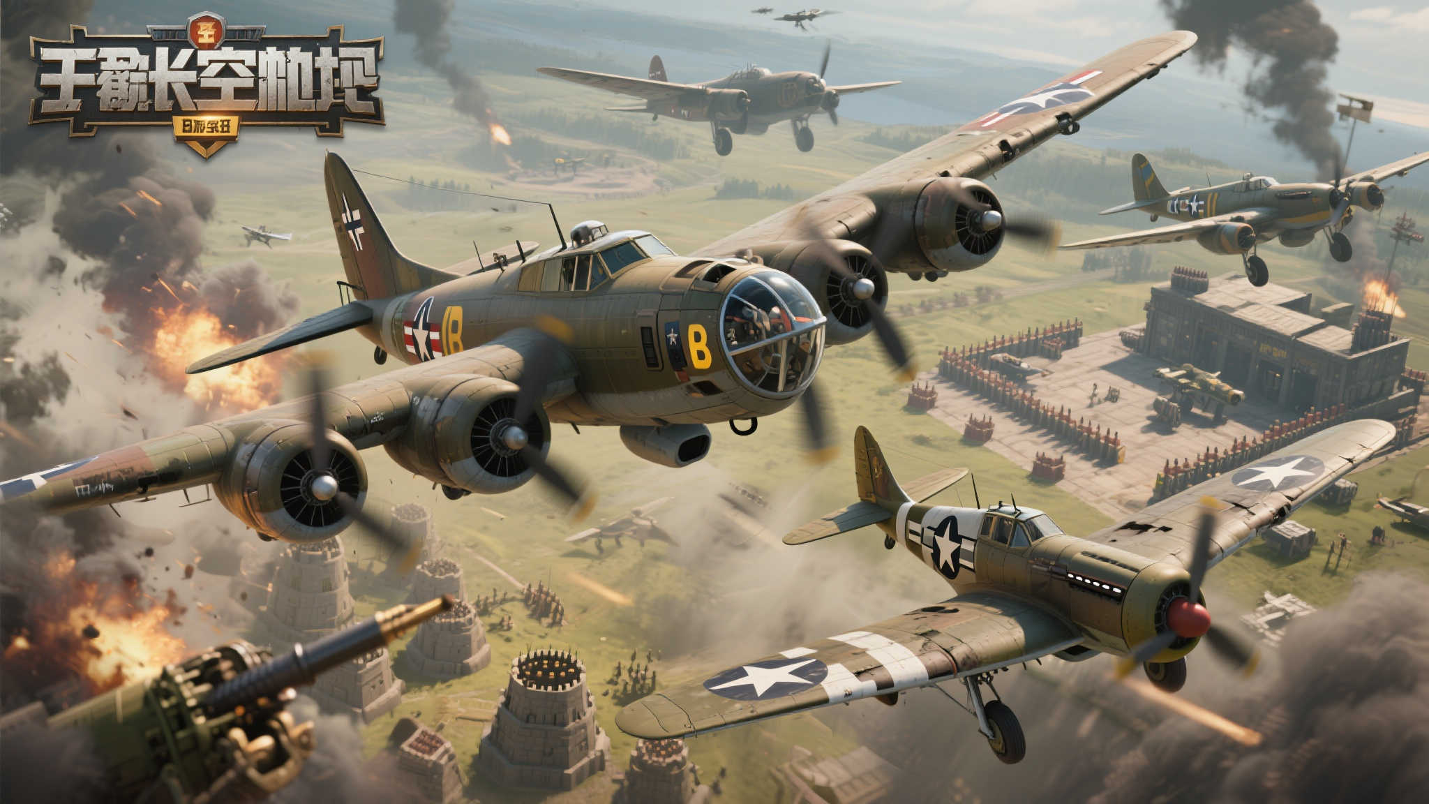 军事策略新作《王牌空军基地》7月亮相,重返二战风云 军事策略新作《王牌空军基地》7月亮相,重返二战风云